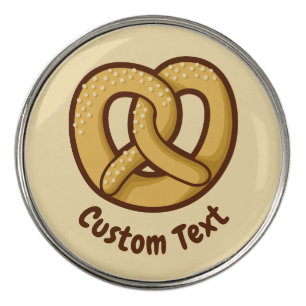 Pretzel Icon Golf Ball Marker