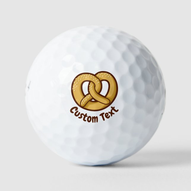 Pretzel Icon Golf Balls (Front)