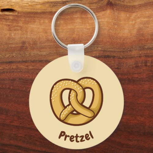 Pretzel Icon Keychain