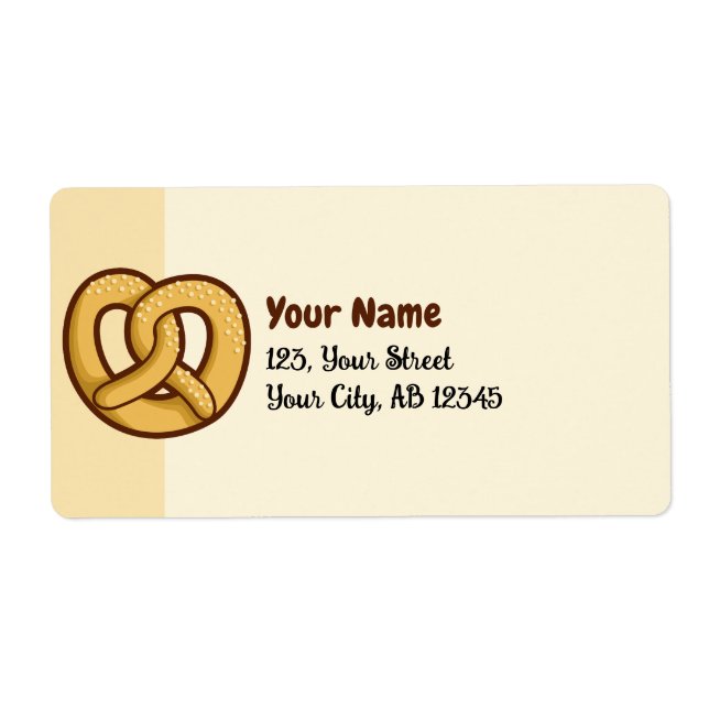 Pretzel Icon Label (Front)