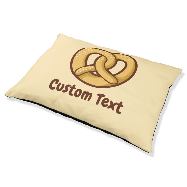 Pretzel Icon Pet Bed (Angled)