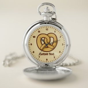 Pretzel Icon Pocket Watch