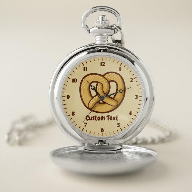 Pretzel Icon Pocket Watch (Inside)