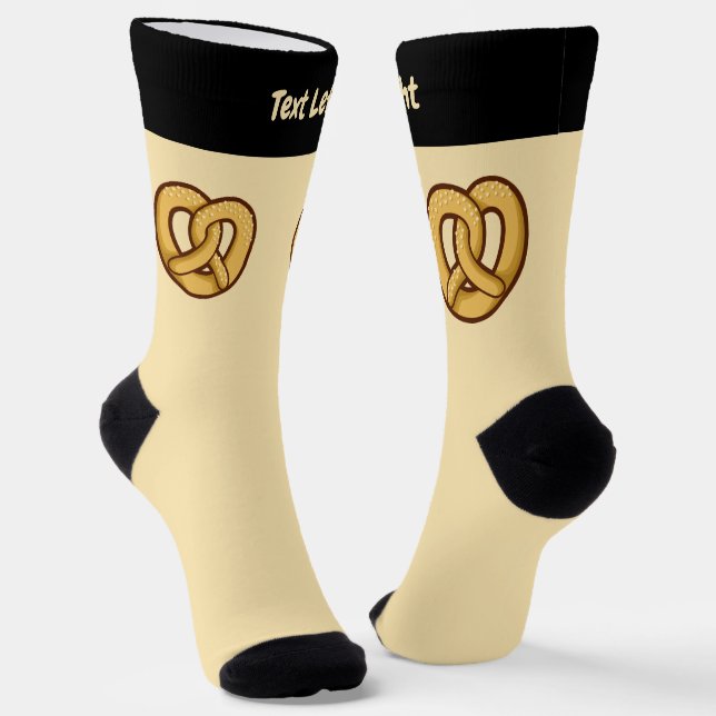Pretzel Icon Socks (Angled)