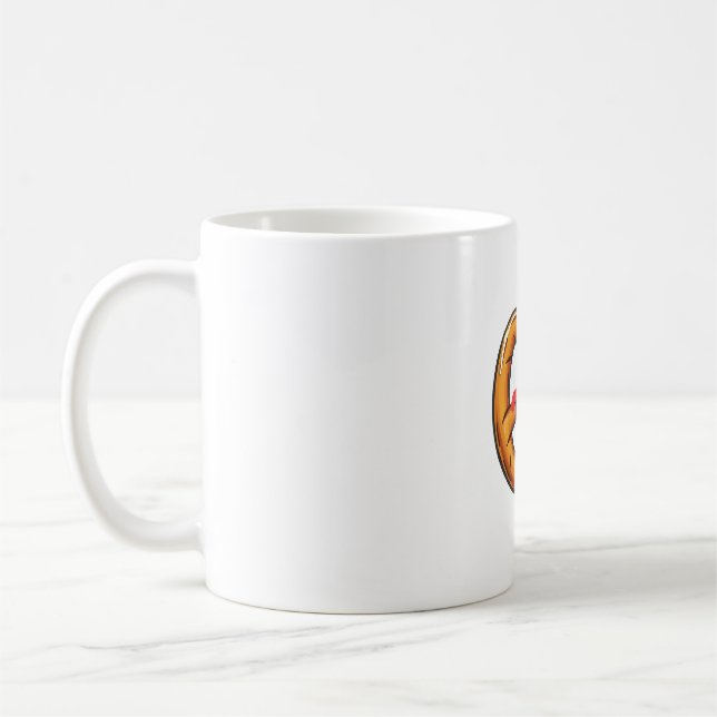 Pretzel Pal with Bow Tie Coffee Mug (Left)