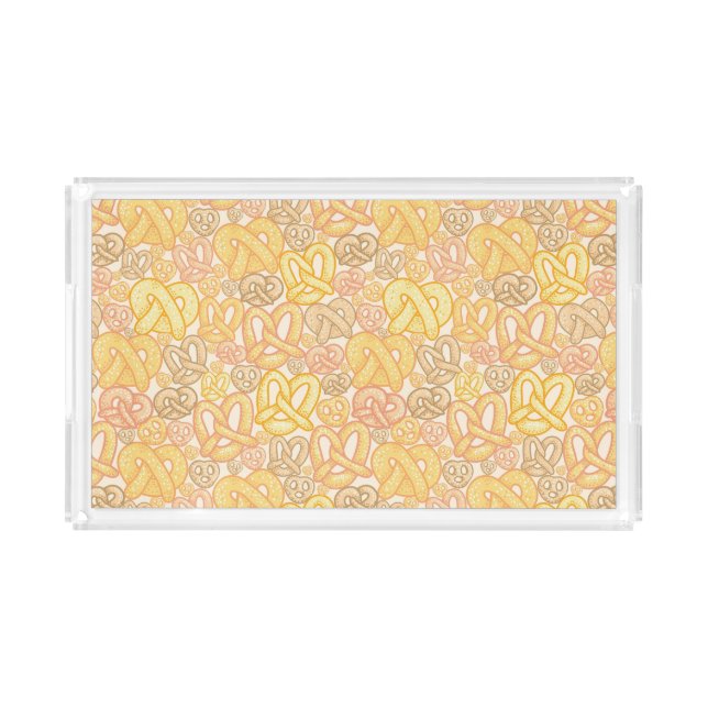 Pretzel Pattern Acrylic Tray (Front)