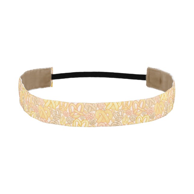 Pretzel Pattern Athletic Headband (Front)