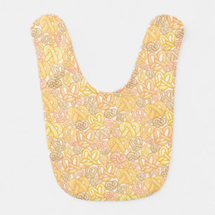 Pretzel Pattern Baby Bib