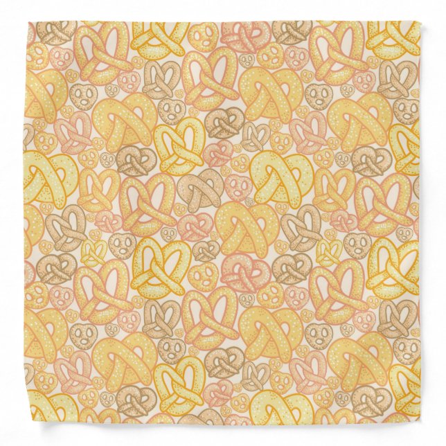 Pretzel Pattern Bandana (Front)