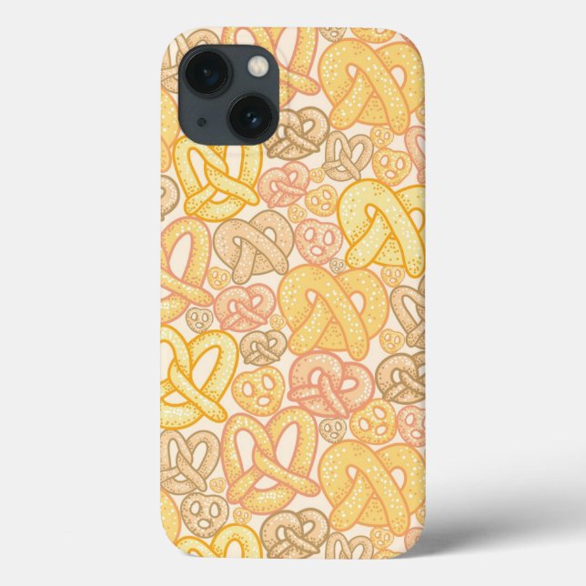 Pretzel Pattern Case-Mate iPhone Case (Back)