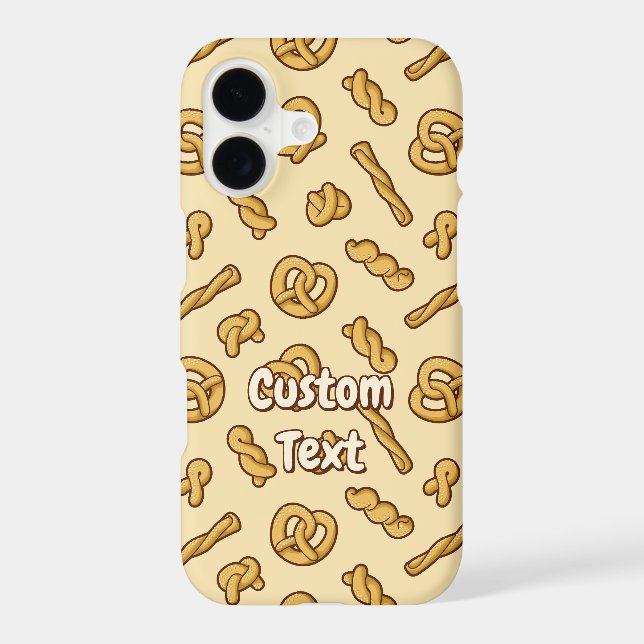 Pretzel Pattern Case-Mate iPhone Case (Back)