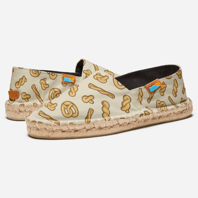 Pretzel Pattern Espadrilles (Angled)