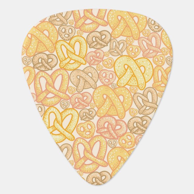 Pretzel Pattern Guitar Pick (Front)