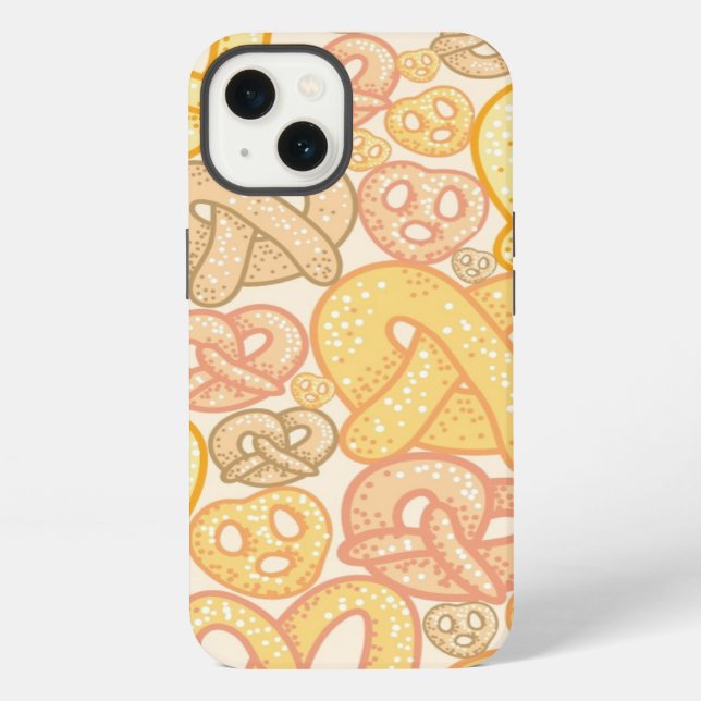 Pretzel Pattern Iphone Case (Back)