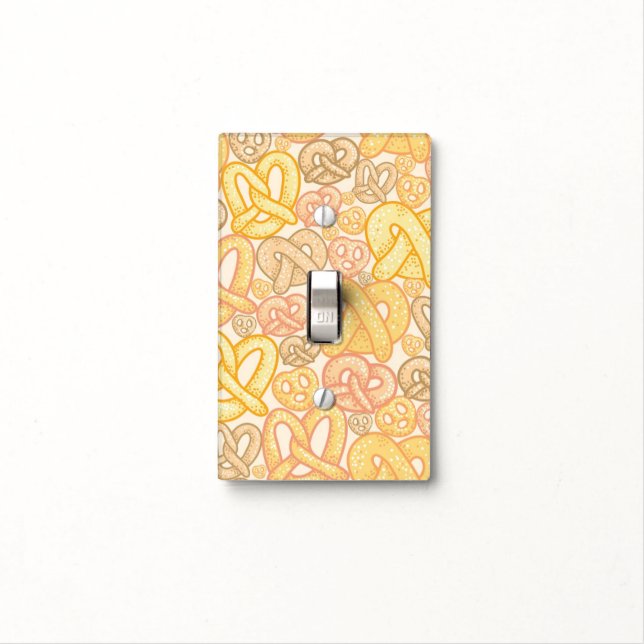 Pretzel Pattern Light Switch Cover (In Situ)