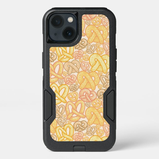 Pretzel Pattern Otterbox iPhone Case (Back)