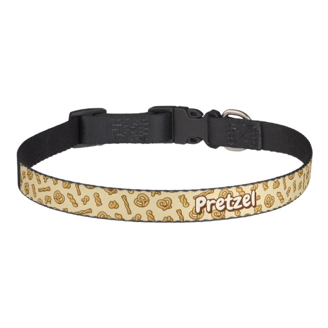 Pretzel Pattern Pet Collar (Front)