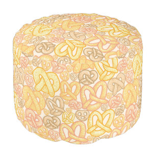 Pretzel Pattern Pouf