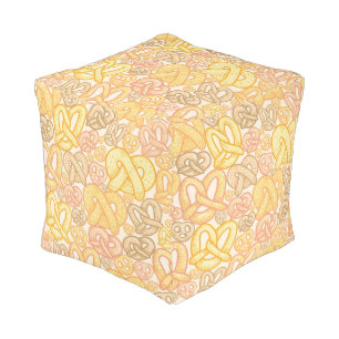 Pretzel Pattern Pouf