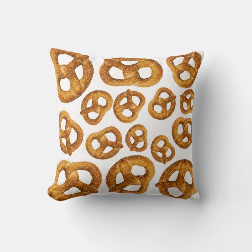Pretzel pattern  throw pillow
