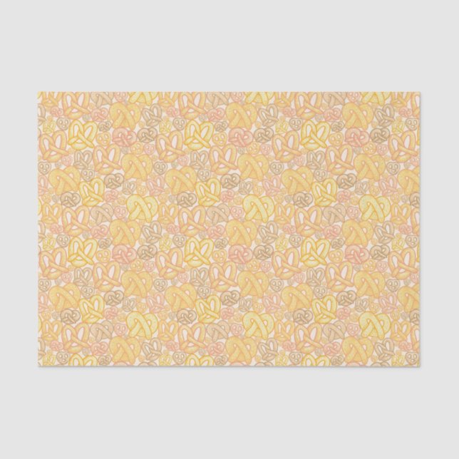 Pretzel Pattern Tissue Paper (Front)