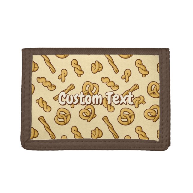 Pretzel Pattern Tri-fold Wallet (Front)