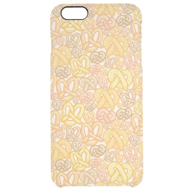 Pretzel Pattern Uncommon iPhone Case (Back)