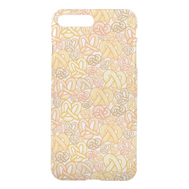 Pretzel Pattern Uncommon iPhone Case (Back)
