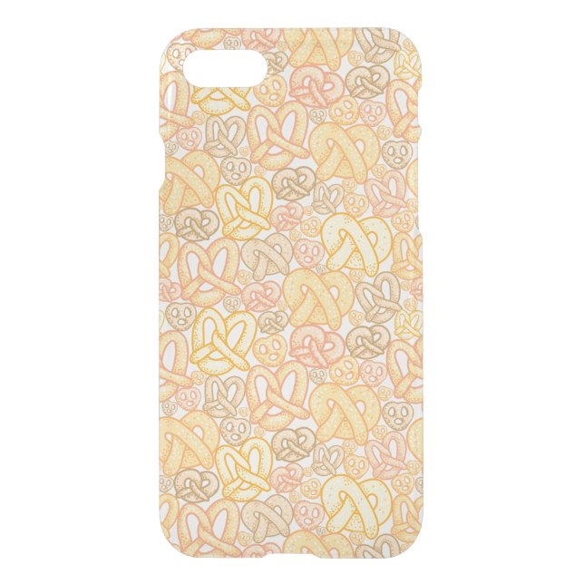 Pretzel Pattern Uncommon iPhone Case (Back)