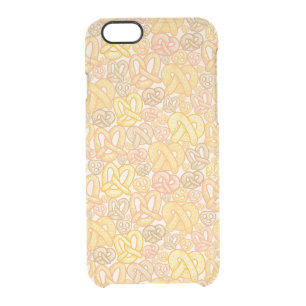 Pretzel Pattern Clear iPhone 6/6S Case
