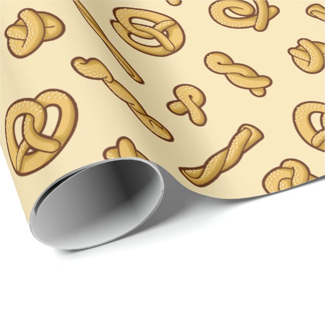 Pretzel Pattern Wrapping Paper (Roll Corner)