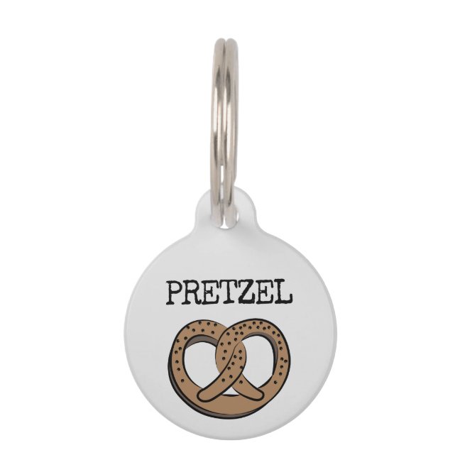 Pretzel Pet ID Tag