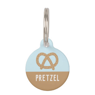 Pretzel Pet ID Tag