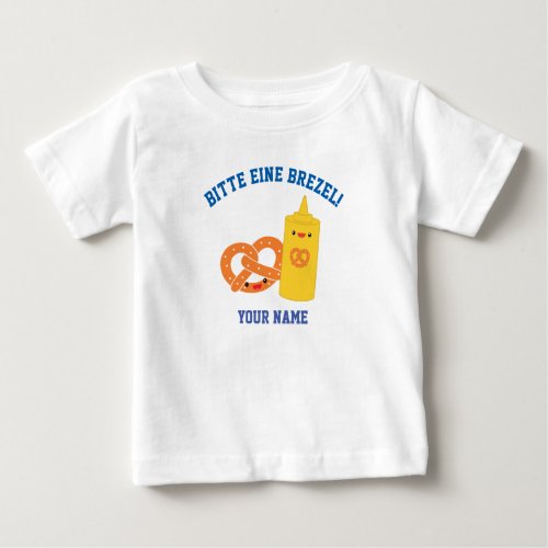 Pretzel Please German Language Baby T_Shirt