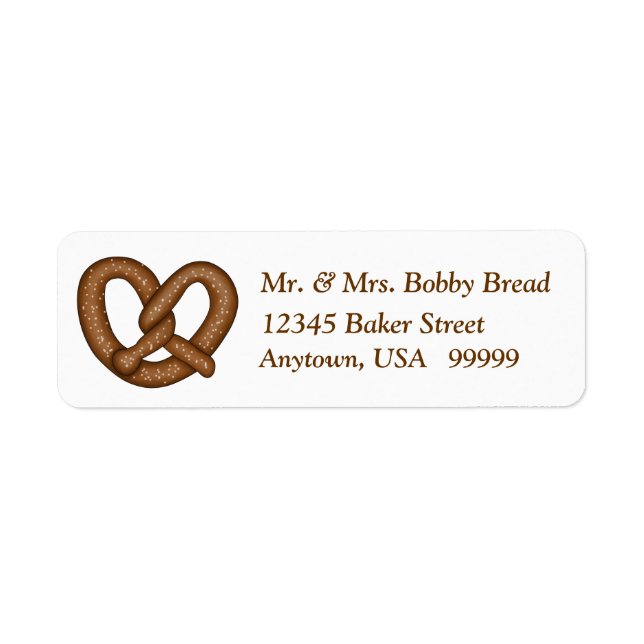 Pretzel Return Address Labels (Front)