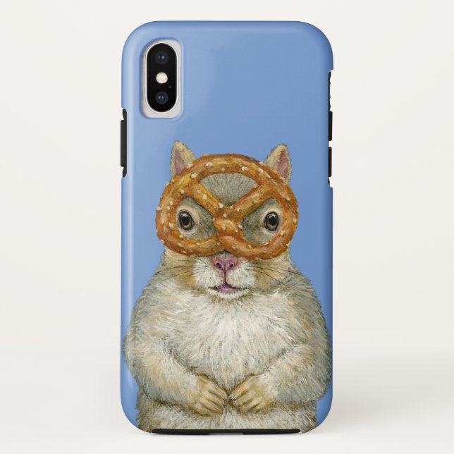 Pretzel Squirrel iPhone case (Back)