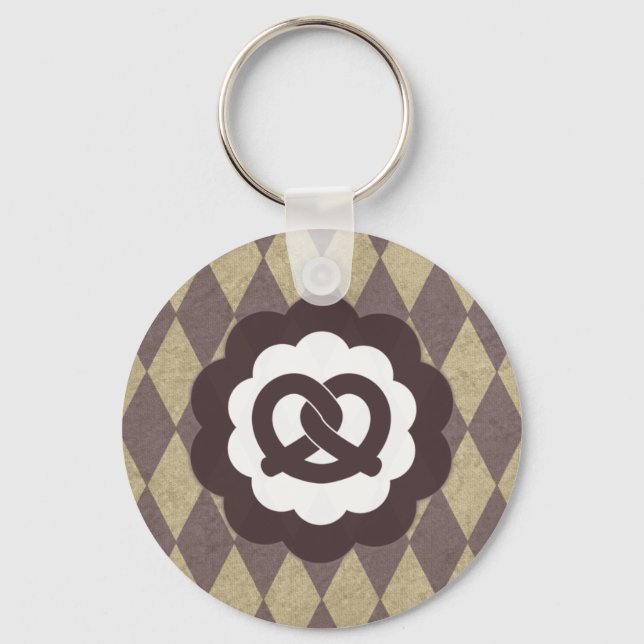 pretzel vintage keychain (Front)