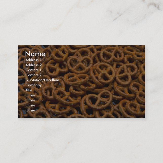 Pretzels Business Card (Front)