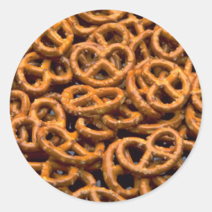 Pretzels Classic Round Sticker