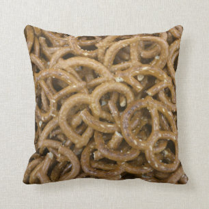 Pretzels Throw Pillow