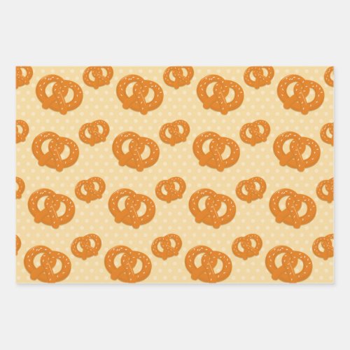 Pretzels Wrapping Paper Sheets