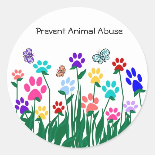Prevent Animal Abuse Stickers