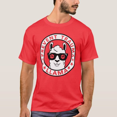 Prevent Trauma Llama T_Shirt