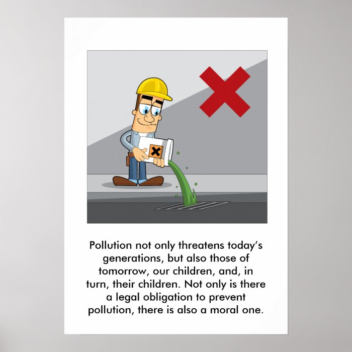 Preventing Pollution 001 Posters