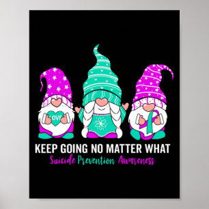 Prevention Awareness Gnome Mental Health Awareness Poster