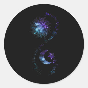 Prevention Awareness When The Sun Goes Down Classic Round Sticker