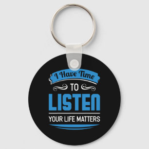 Prevention Mental Health Counselor And Design Keychain