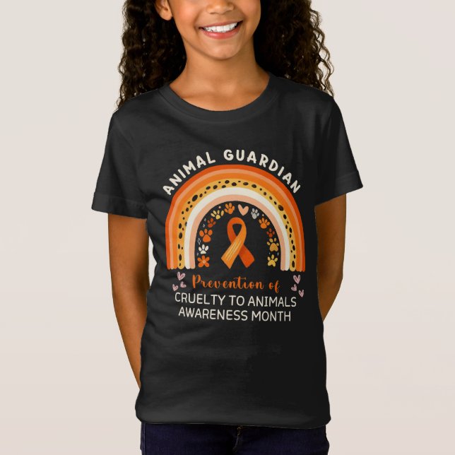 Prevention of Cruelty To Animals Awareness T-Shirt (Front)