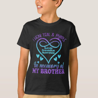 Prevention Shirt Teal Purple In Memory Of Brother