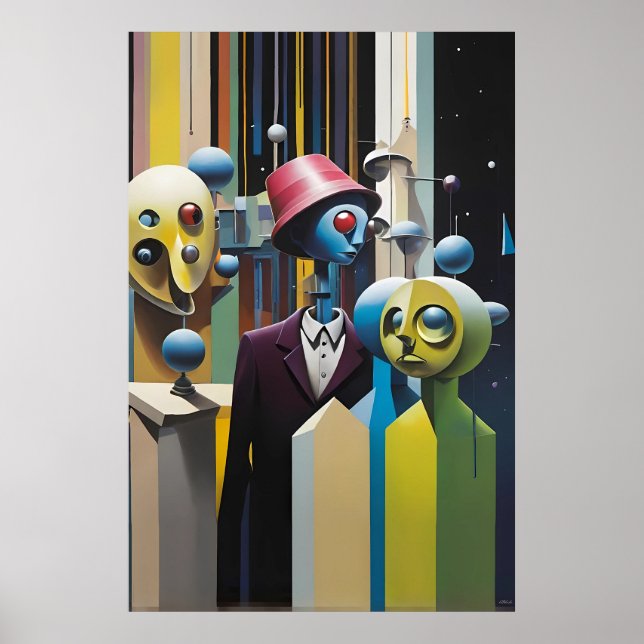 Preview in Ponderland Ken Gage Psychedelic Poster (Front)